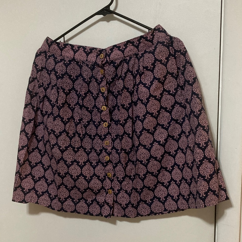 Mata Traders Pink and Black Mini Skirt
